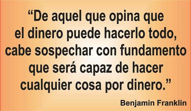Hoy hablamos del dinero en la frase del día de los Centros de lavado y detallado de coches Elefante Azul de Avilés