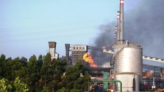 Foto de Zona Industrial de Avilés muy contaminada