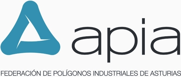 Logotipo de la Federación de Polígonos Industriales de Asturias a la que pertenecen los Centros de lavado y detallado de coches Elefante Azul de Avilés