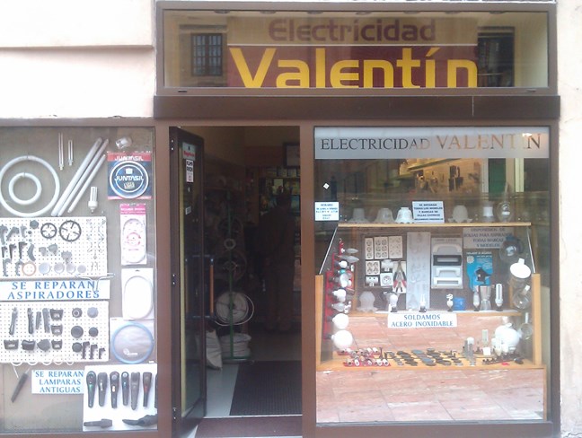 Foto de fachada de Electricidad Valentín en el Directorio de Empresas del Elefante Azul de Avilés