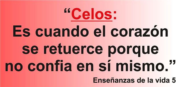 Enseñanza sobre los celos en la frase de hoy de los Centros de lavado de coches Elefante Azul de Avilés 