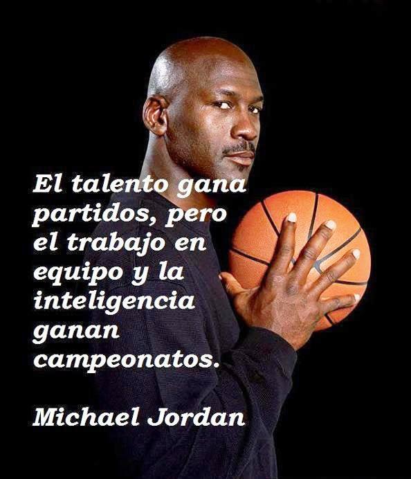 Una frase de Michael Jordan en los Centros de lavado de coches Elefante Azul de Avilés.