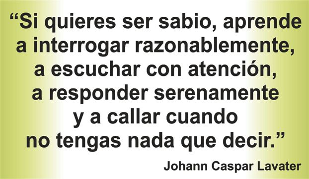 Un principio de sabiduría en la frase del día de los Centros de lavado y detallado de coches Elefante Azul de Avilés.