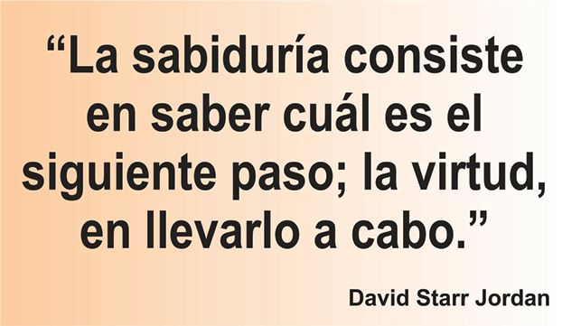 Sabiduría y Virtud en la frase del día de los Centros de lavado y detallado de coches Elefante Azul de Avilés