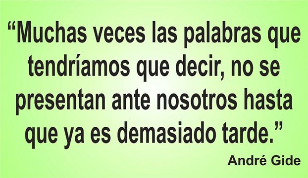 Una enseñanza de André Gide en la frase de hoy de los Centros de lavado y detallado de coches Elefante Azul