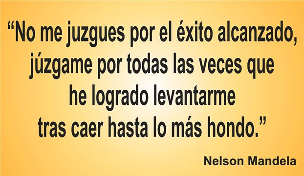 Nelson Mandela explica el verdadero valor de un hombre en la frase de hoy de los Centros de lavado y detallado de coches Elefante Azul de Avilés