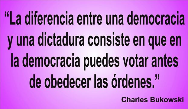 Una interesante reflexión de Bukowski en la frase de hoy de los Centros de lavado y detallado de coches Elefante Azul de Avilés