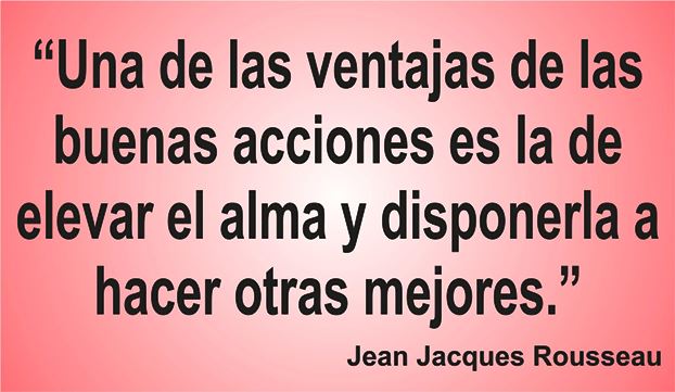 Una enseñanza de Jean Jacques Rousseau en la frase de hoy de los Centros de lavado y detallado de coches Elefante Azul de Avilés