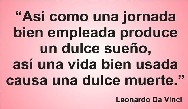 Una enseñanza de Leonardo Da Vinci en la frase del día de los Centros de lavado y detallado Elefante Azul de Avilés