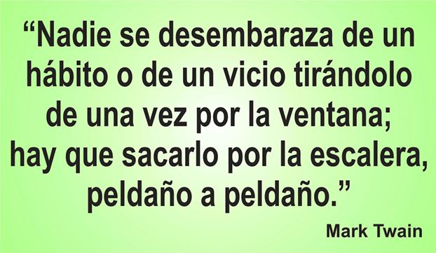 Enseñanza de Mark Twain en la frase del día de los Centros de lavado y detallado de coches Elefante Azul de Avilés
