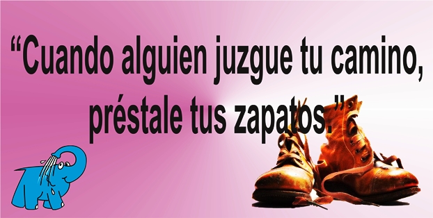 La frase de hoy de los Centros de lavado de coches Elefante Azul de Avilés te invitan a no juzgar.