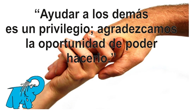 Una enseñanza de los Centros de lavado de coches Elefante Azul de Avilés en la frase del día.