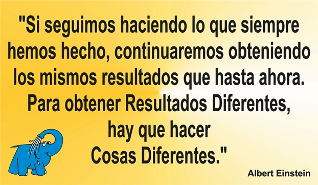 Una enseñanza de Albert Einstein en la frase del día de los Centros de lavado de coches Elefante Azul de Avilés