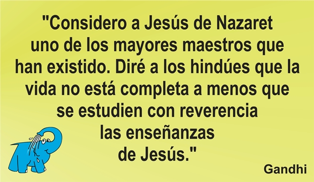 Una enseñanza del Mahatma Gandhi en la frase del día de los Centros de lavado de coches Elefante Azul de Avilés