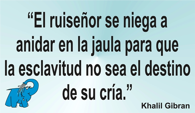 Una enseñanza de Khalil Gibran en la frase del día de los Centros de lavado de coches Elefante Azul de Avilés