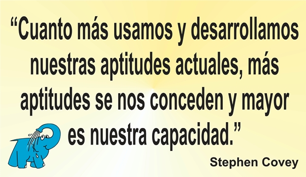 Una enseñanza de Stephen Covey en la frase del día de los Centros de lavado de coches Elefante Azul de Avilés