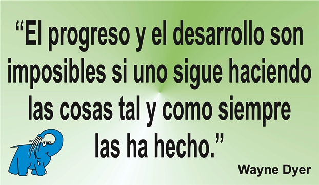 Una enseñanza de Wayne Dyer en la frase del día de los Centros de lavado de coches Elefante Azul de Avilés