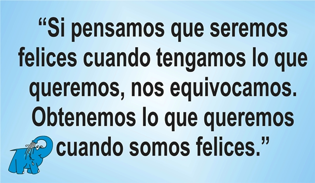 Una enseñanza del Elefantito en la frase del día de los Centros de lavado de coches Elefante Azul de Avilés