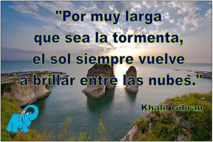 Khalil Gibran en la frase del día de los Centros Elefante Azul de Avilés.