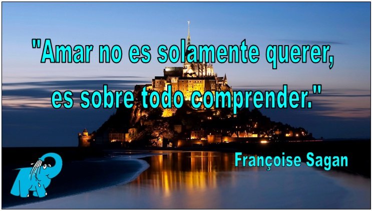 Françoise Sagan en la frase del día de los Centros Elefante Azul de Avilés.