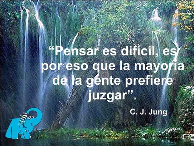 Una enseñanza del psiquiatra suizo en la frase del día del Elefante Azul de la Ría de Avilés