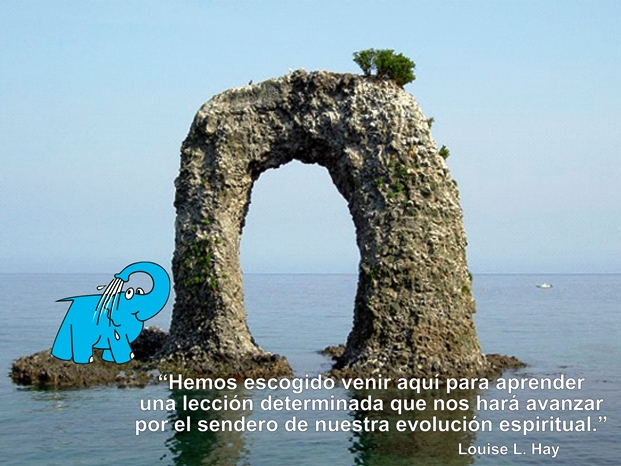 Una enseñanza de Louise L. Hay en la frase del día del Elefante Azul de Avilés