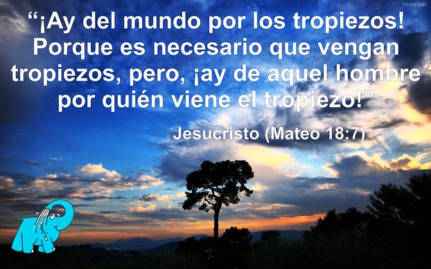 Una enseñanza de Jesucristo en la frase del día del Elefante Azul de Avilés