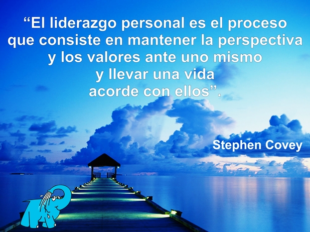 Una enseñanza de Stephen Covey en la frase del día del Centro de lavado de coches Elefante Azul de Avilés
