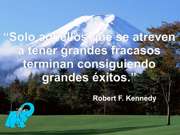 Una enseñanza de Robert F. Kennedy en la frase del día del Elefante Azul de Avilés