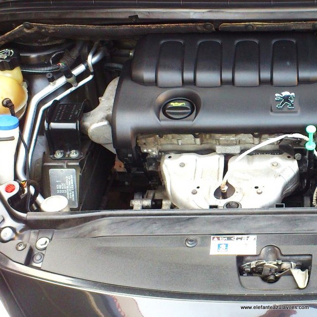 Así quedó el motor despues de su detallado por Frank Car Detail. Centro Elefante Azul de la Ría de Avilés