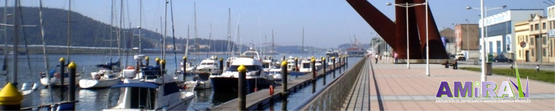 Foto de la Ría de Avilés en el sitio web de los Centros de lavado de coches Elefante Azul de Avilés
