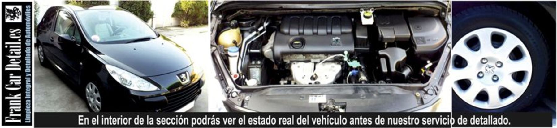 Así quedó el Peugeot después del detallado en Frank Car Detail