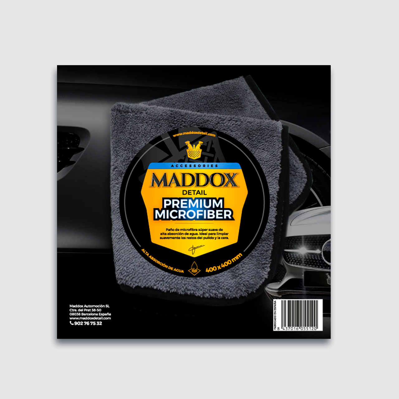 Maddox Detail - Waterless Wash & Wax - Cera Carnauba Limpieza sin