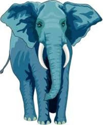 Elefante Azul